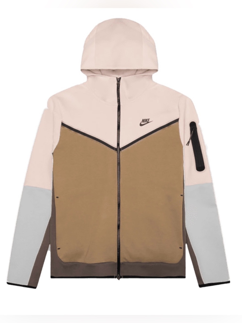 Nike Sportswear Tech Fleece Full-Zip Hoodie Driftwood gray Size L